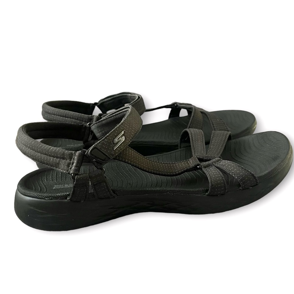 SOLD*********Skechers On the GO 600 Brilliancy Sandals Size 10 Black SN 15316 - Picture 11 of 16